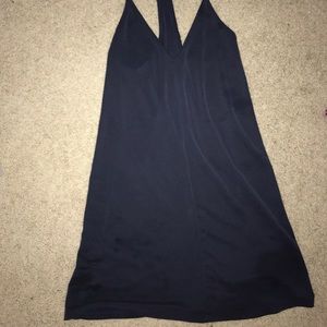 Silence and noise navy blue dress.